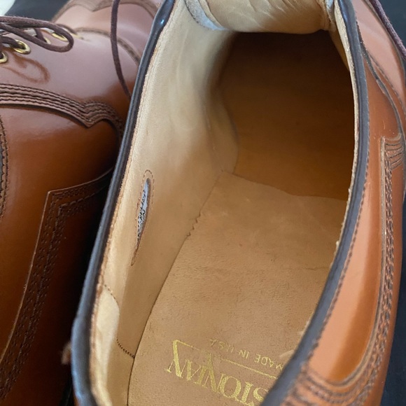 Bostonian Brown Leather Derby Shoes -golf - Picture 11 of 16